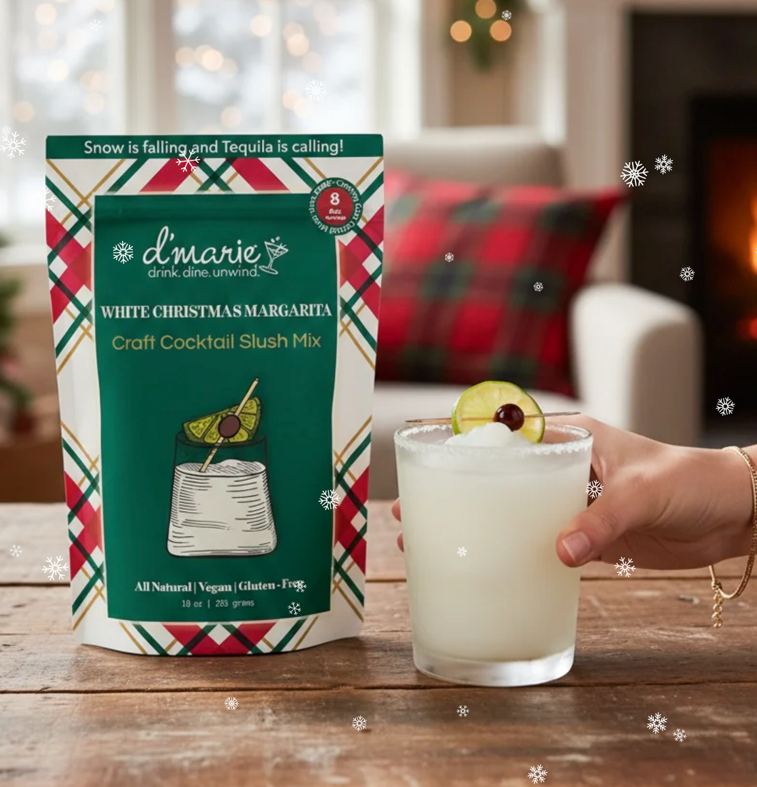 White Christmas Margarita Craft Cocktail Slush Mix