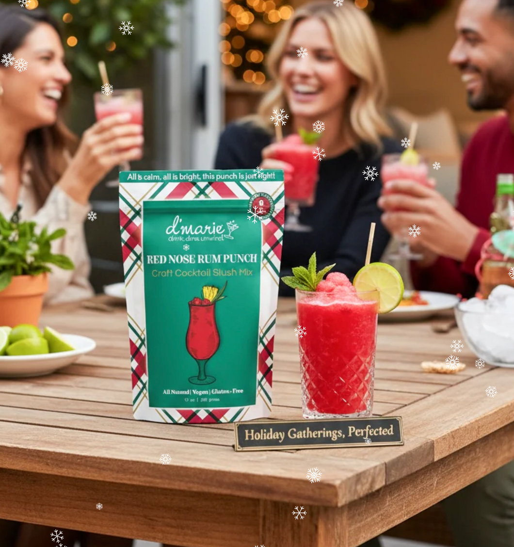 Red Nose Rum Punch Craft Cocktail Slush Mix