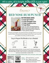 Red Nose Rum Punch Craft Cocktail Slush Mix