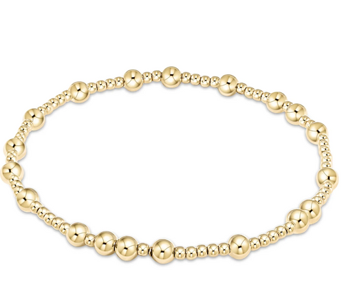 Hope Unwritten 4mm Bead Bracelet - Gold