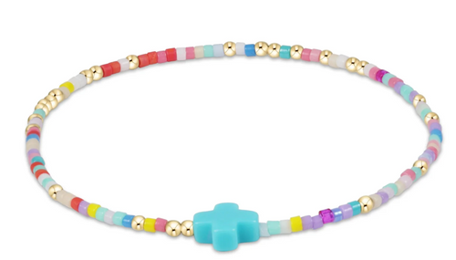 Hope Unwritten Signature Cross Bracelet - Hot Mess