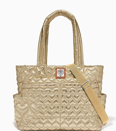 Kameron Metallic Utility Tote (Gold)