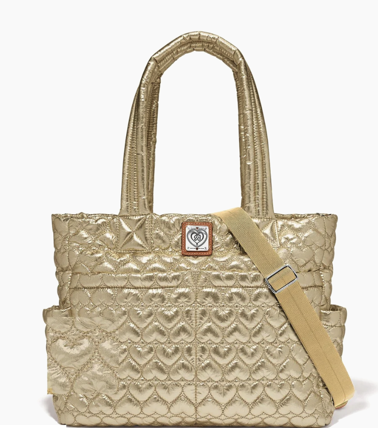 Kameron Metallic Utility Tote (Gold)