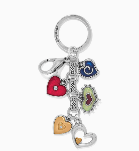 One Heart Color Key Fob