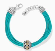 Mosaic Cerrillos Leather Bracelet (Turquoise)