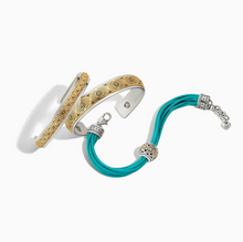 Mosaic Cerrillos Leather Bracelet (Turquoise)