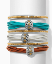 Mosaic Cerrillos Leather Bracelet (Turquoise)