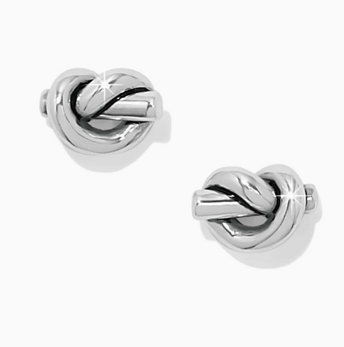 Interlok Single Knot Mini Earrings