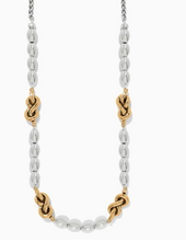 Interlok Single Knot Drops Collar Necklace