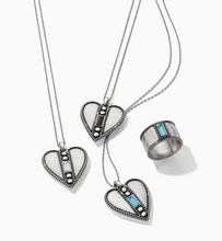 Pretty Tough Gem Heart Necklace