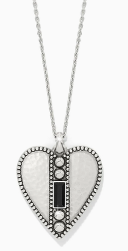 Pretty Tough Gem Heart Necklace