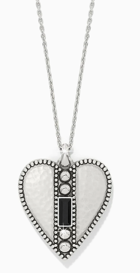 Pretty Tough Gem Heart Necklace