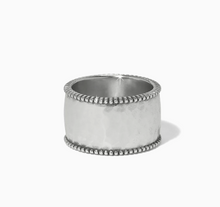 Pretty Tough Gem Wide Band Ring (Black)