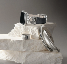 Pretty Tough Gem Wide Band Ring (Black)