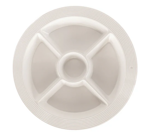 Melamine Divided Dish Pinstripes (Updated)