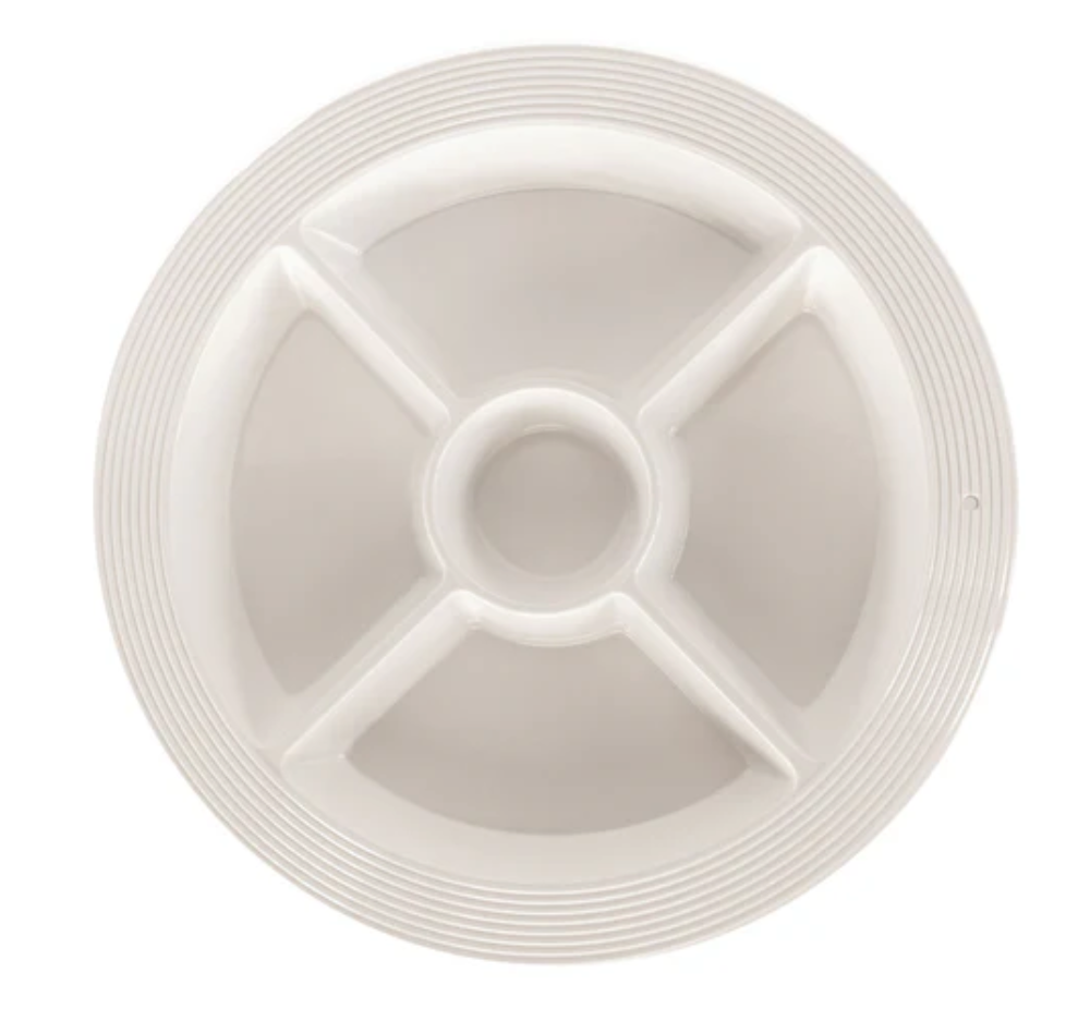 Melamine Divided Dish Pinstripes (Updated)