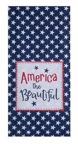 Patriotic America Beautiful Tea Towel