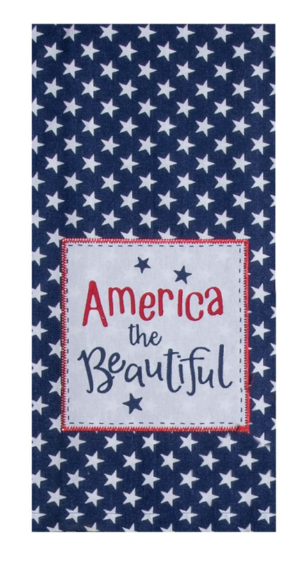 Patriotic America Beautiful Tea Towel