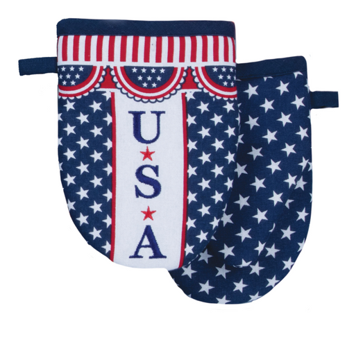 USA Embroidered Grabber Mitt