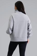 Micro Waffle Knit Snuggle Funnel Pullover