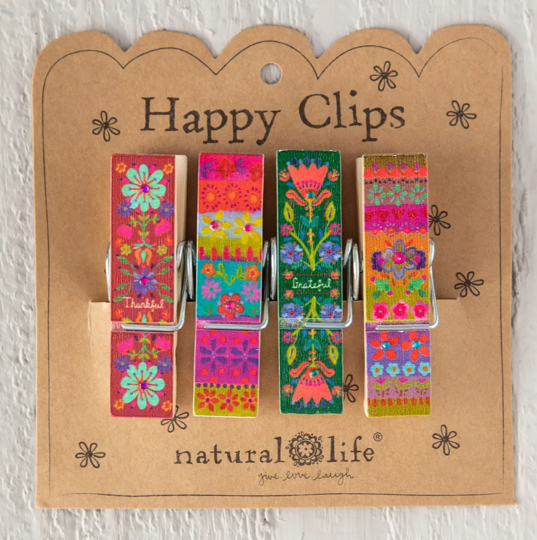 Happy Clips, Set of 4