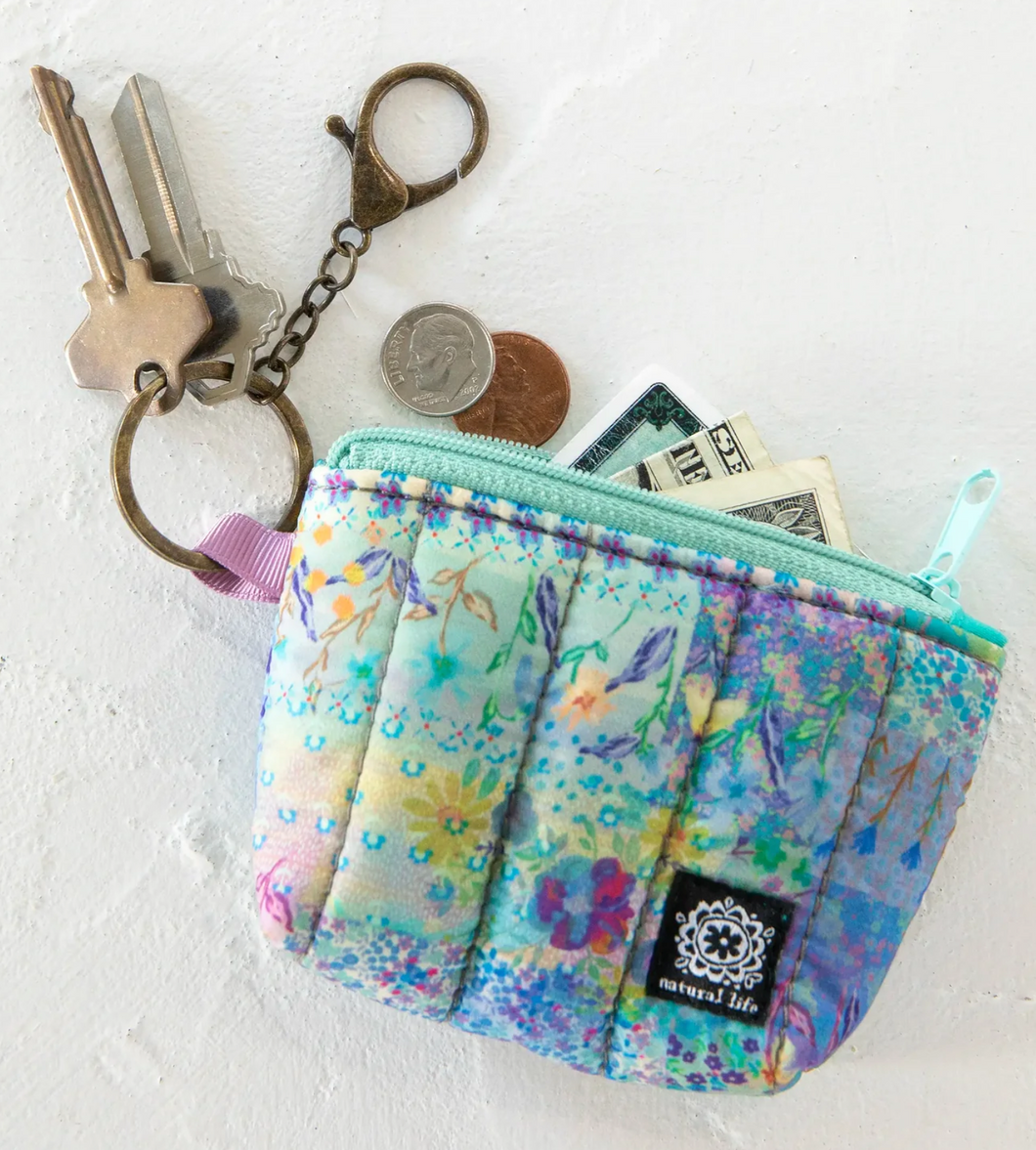 Mini Puffy Coin Purse Key Clip