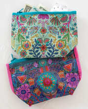 Small Recycled Reversible Zipper Pouch