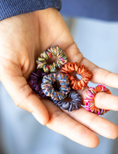 Mini Satin Scrunchies, Set of 6