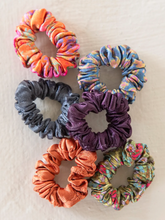 Mini Satin Scrunchies, Set of 6