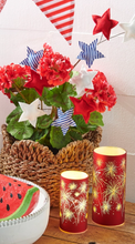 Lighted Firework Lanterns