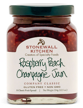 Raspberry Peach Champagne Jam