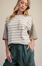 Easy Days Stripe Knit Top