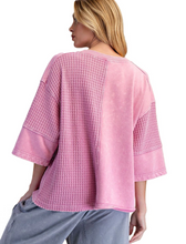 Blush Breeze Textured Top