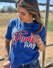Let Freedom Ring Blue Tee