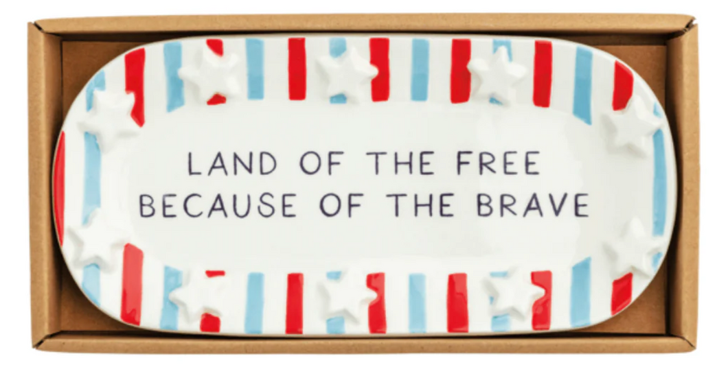 Stripe American Sentiment Tray