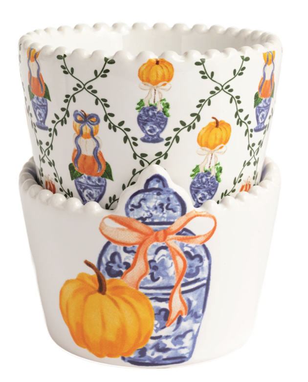 Lattice Pattern Topiary Tidbit Set
