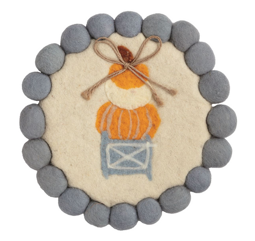 Three Pumpkin Trivet