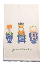 Give Thanks Topiary Towel