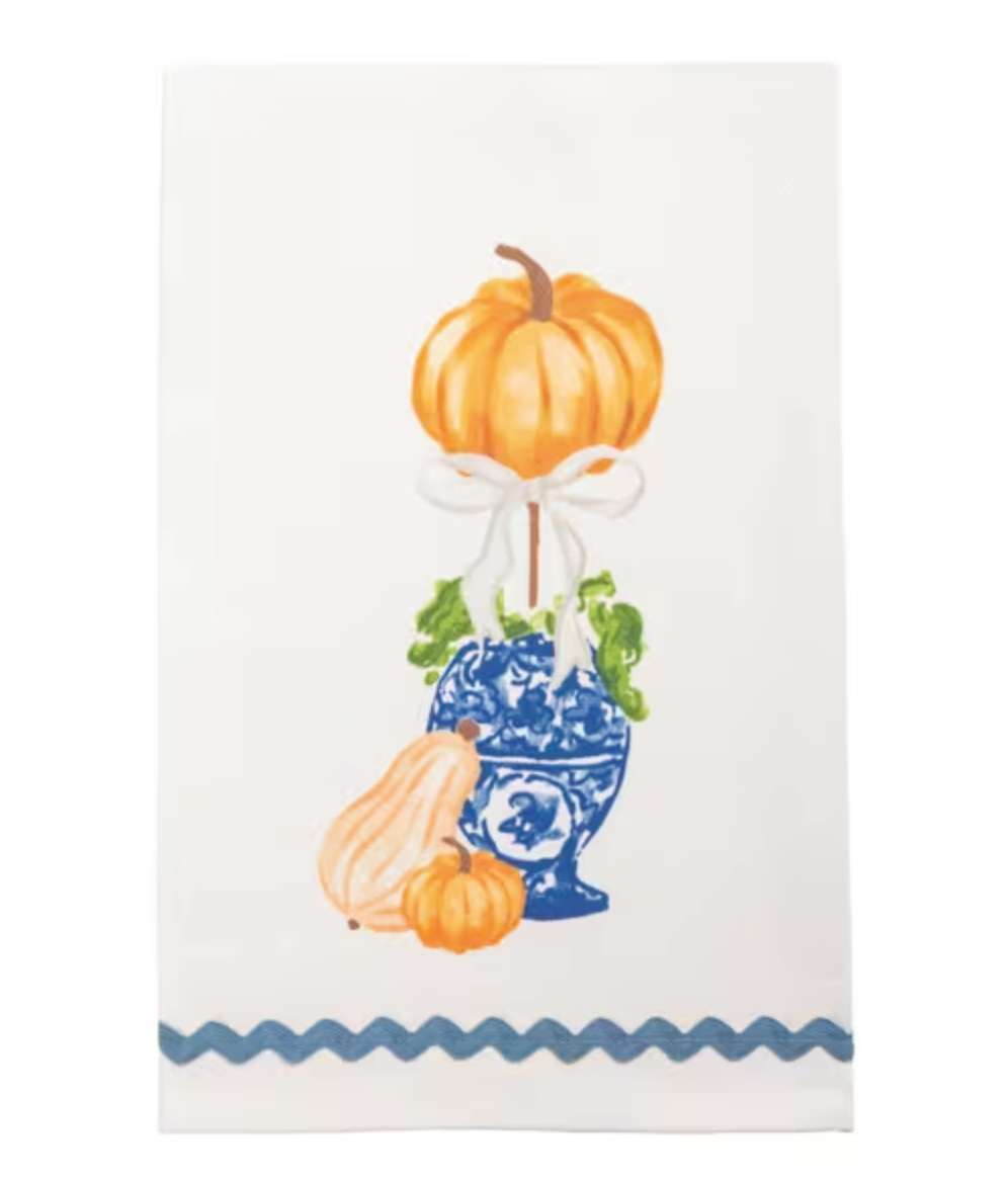 Pumpkin Topiary Towel
