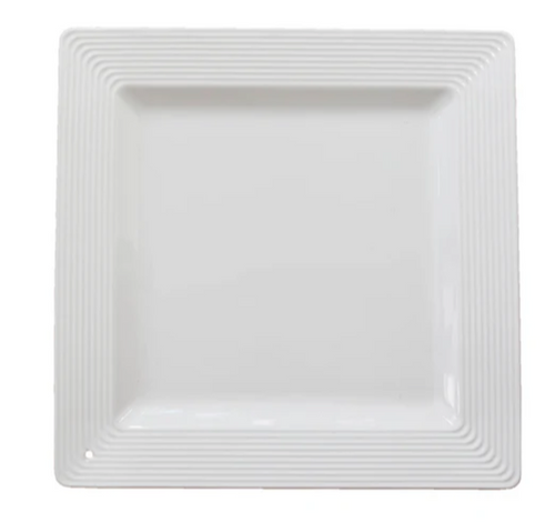 Square Platter Pinstripes