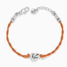 Interlok Single Knot Leather Bracelet