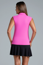 Solid Sleeveless Polo