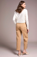 Stretch Twill Patch Pocket Ankle Pants