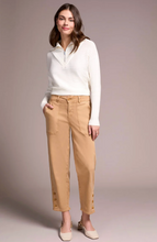 Stretch Twill Patch Pocket Ankle Pants