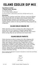 Coastal Kitchen- Island Cooler Dip Mix