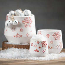 Snowflake Holiday Planter