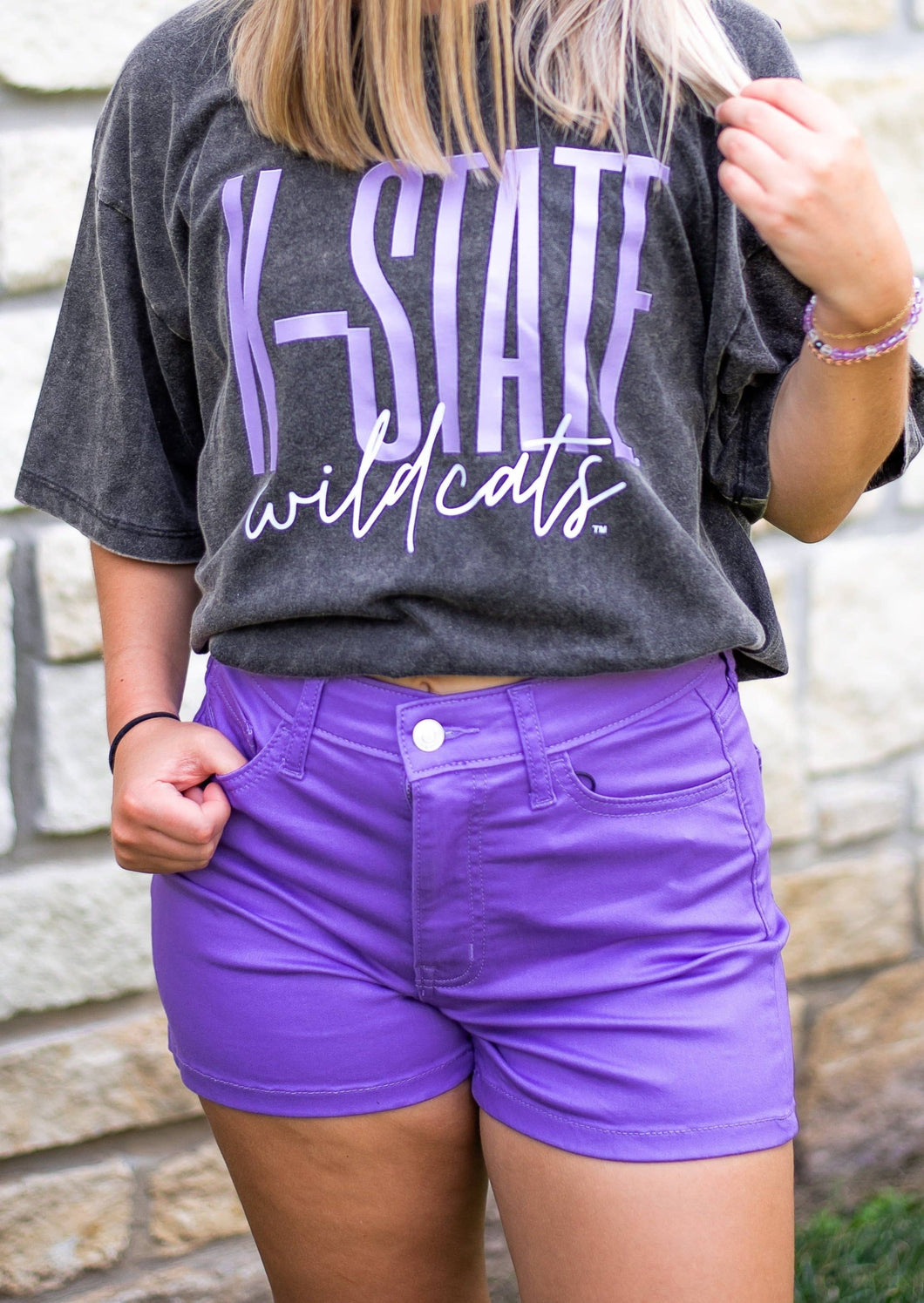 Mineral Wash K-State Wildcats Tee