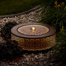 LED Large Floral Copper Fountain
