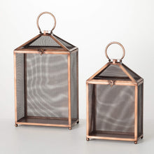 Outdoor Copper Screen Lanterns