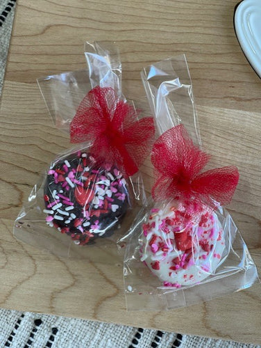 Valentine Chocolate Covered Creme Cookies